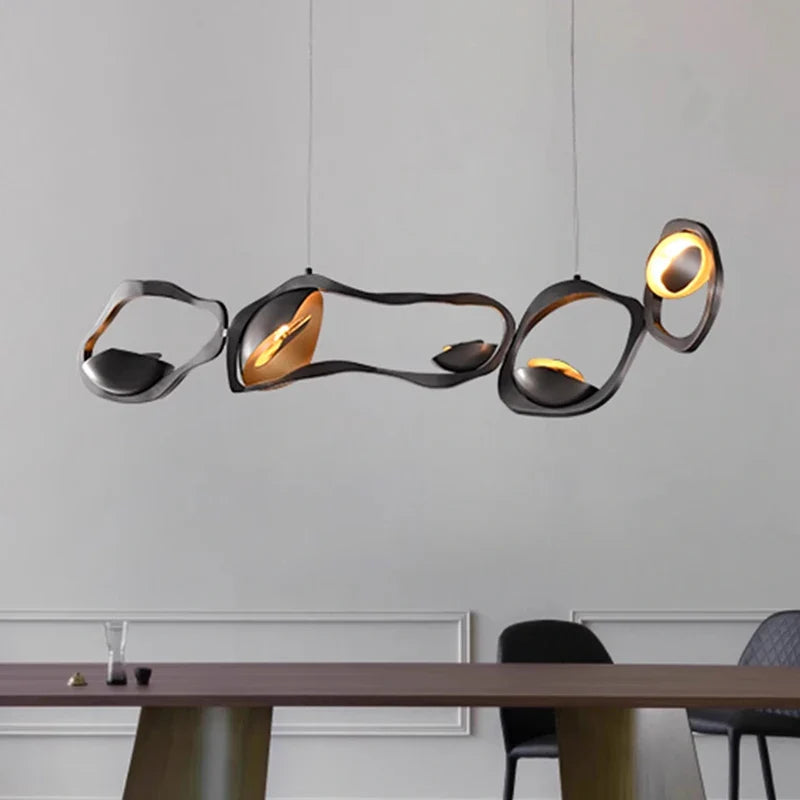 Afralia™ Modern Home Decor Pendant Light Chandeliers for Living Room & Dining Room