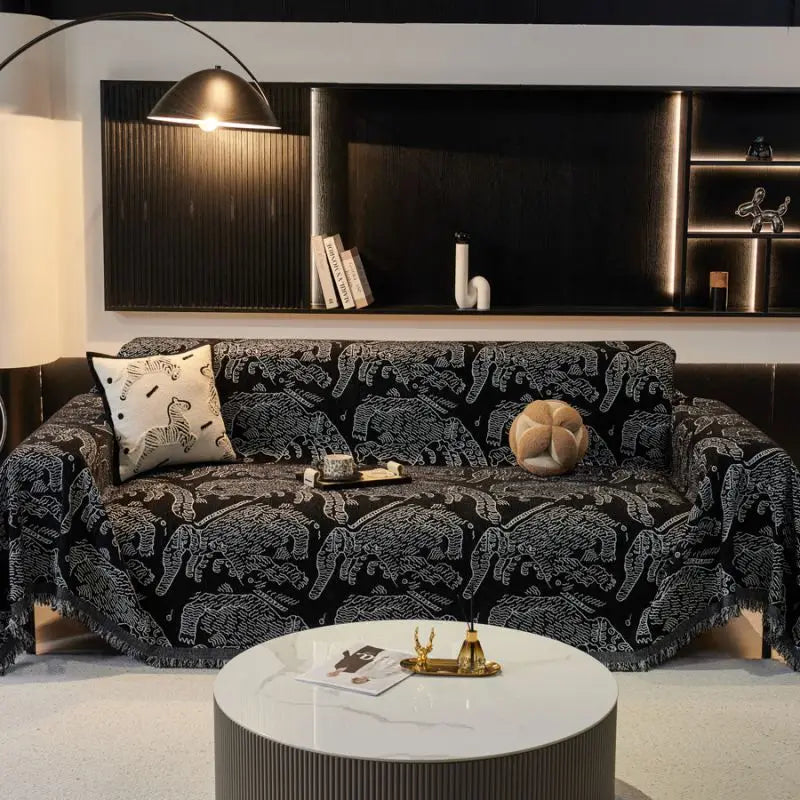 Afralia™ Chenille Sofa Cover: Thickened Slipcover Blanket for Full Couch Protection