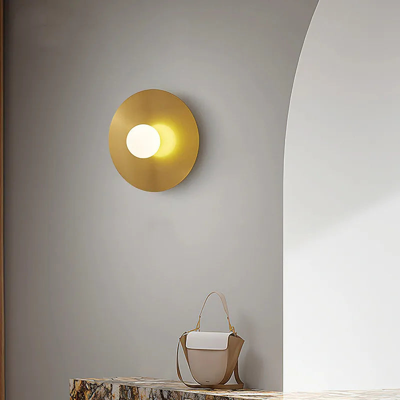Afralia™ Minimalist LED Wall Lamp for Living Room, Bedroom, Aisle, Corridor.