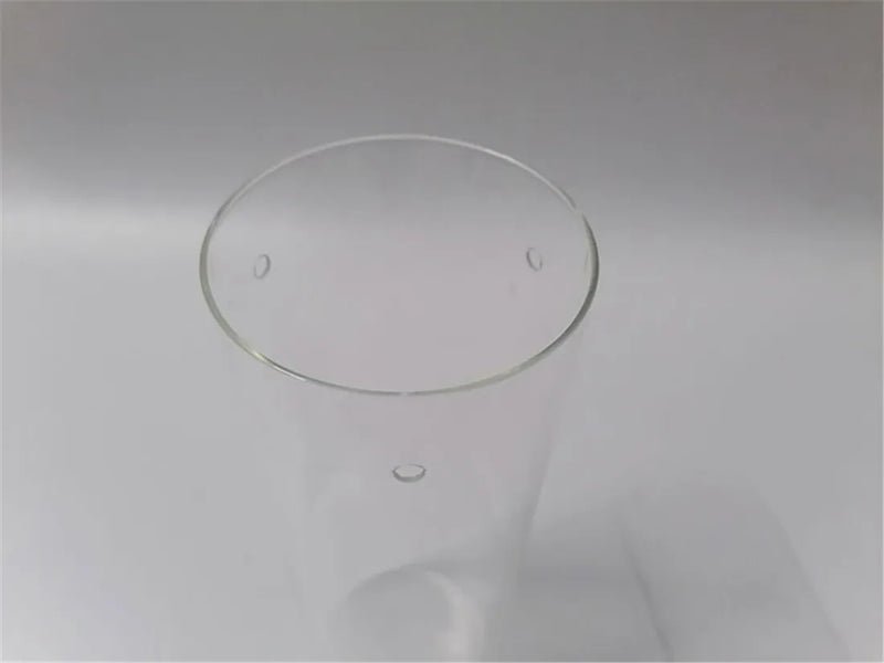 Afralia™ Cylinder Glass Hurricane Lamp Shade with 3-Hole Design