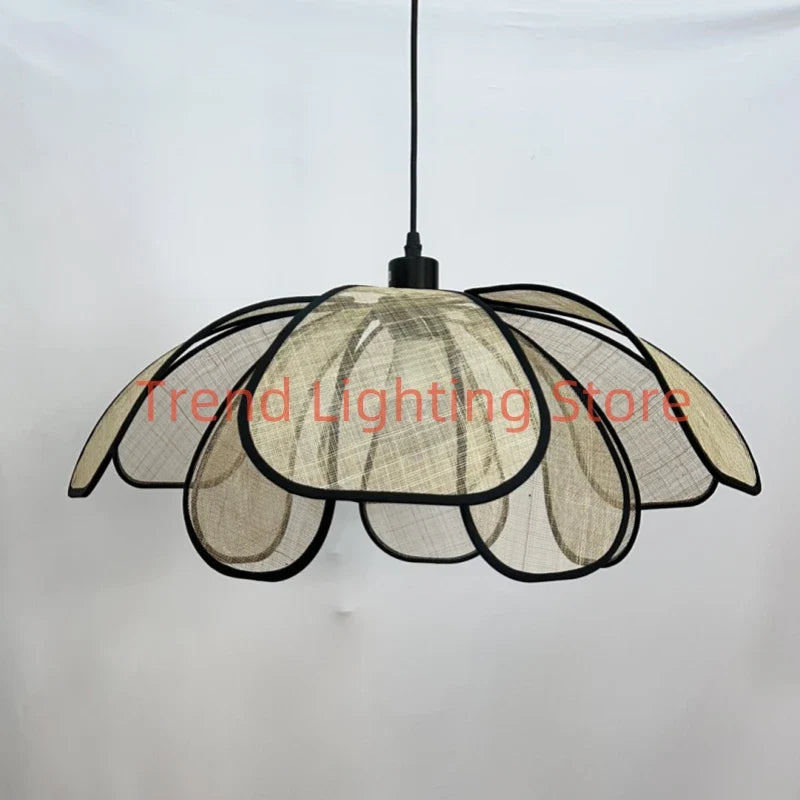 Afralia™ Modern Cloth Pendant Light for Dining Room, Bedroom, Parlor Décor - E27 Bulb Included