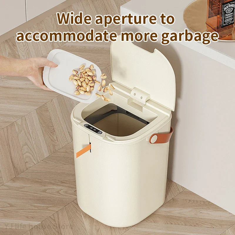 Afralia™ Smart Sensor Garbage Bin | Automatic Sealing Waste Can for Kitchen & Bathroom