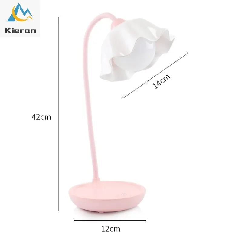 Afralia™ Lotus Floor Lamp: Modern LED Desk Lamp for Bedroom Study Living Room