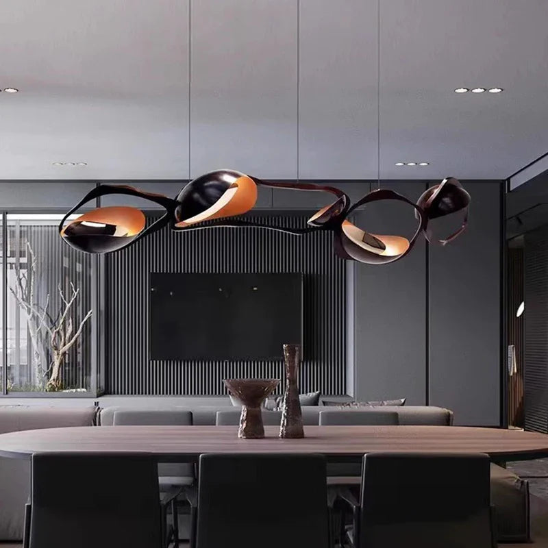 Afralia™ Modern LED Pendant Chandeliers for Living Room and Dining Room Lighting