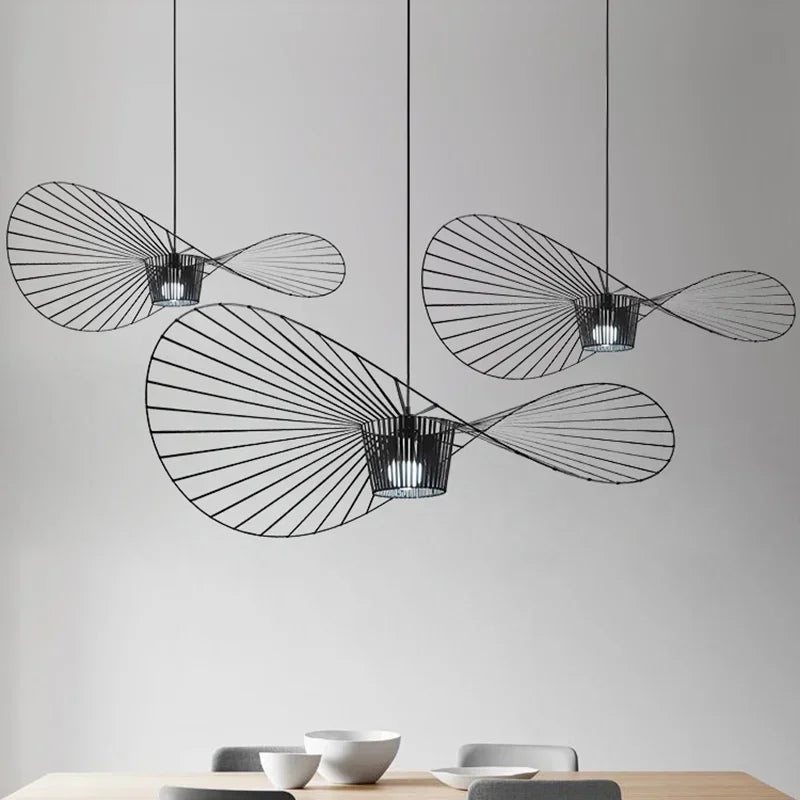 Afralia™ Nordic Minimalist Vintage Pendant Light Chandelier for Living Room Decor