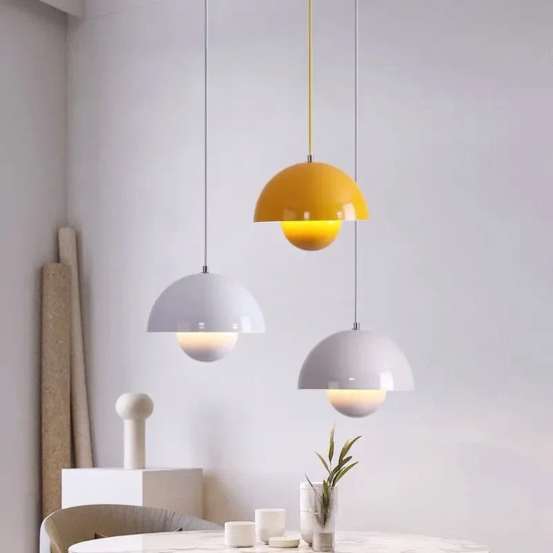 Nordic Semicircular Pendant Light Chandelier for Dining Room Decor by Afralia™