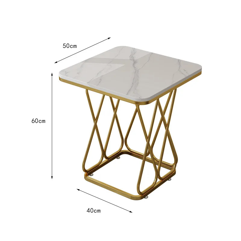 Afralia™ Modern Nordic Marble Coffee Table Luxury Living Room Furniture