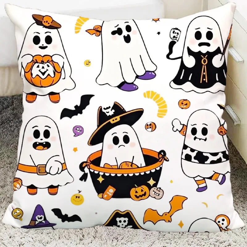 Afralia™ Halloween Plush Cartoon Pillow for Living Room and Bedroom, Festive Decoration