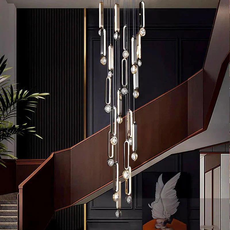 Afralia™ Modern Indoor Pendant Light Chandelier for Living Room Ceiling Lamp