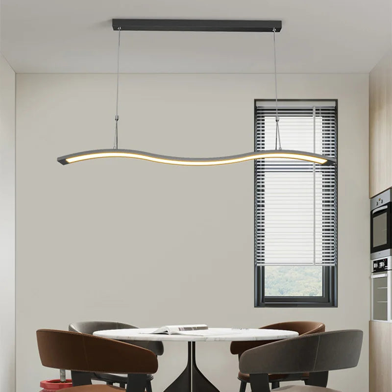 Afralia™ Modern LED Chandeliers for Dining Room & Kitchen Lighting