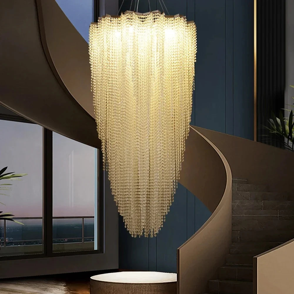 Afralia™ Colorful Crystal Chandelier: Luxury LED Lighting for Dining Room & Kitchen Island