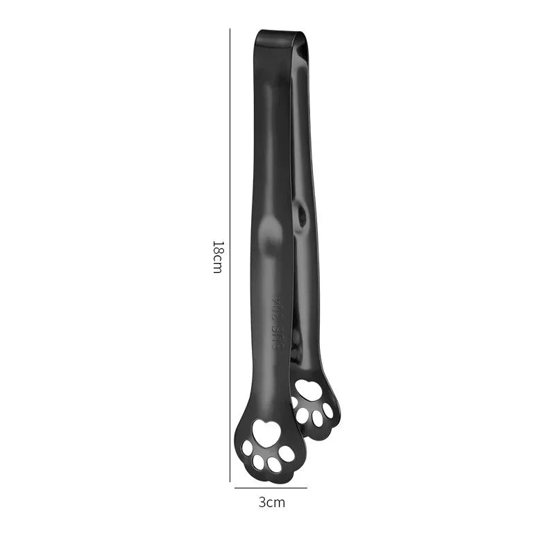 Afralia™ Stainless Steel Cat Claw Food Tongs