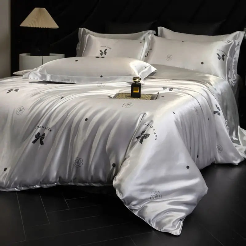 Afralia™ Mulberry Silk Bedding Sets: American Summer Cool and Comfortable Premium Bedsheet Set
