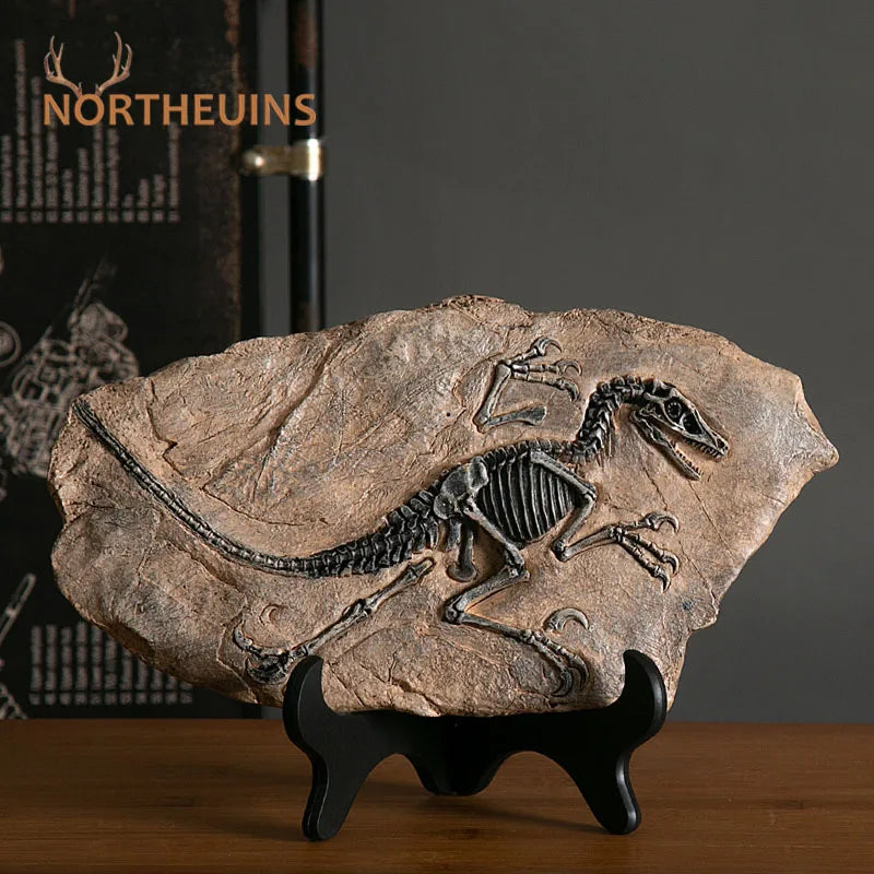 Afralia™ Dinosaur Fossil Figurine: Retro Resin Animal Statue for Home Décor & Gifts