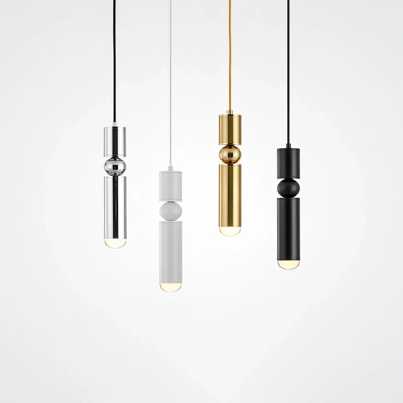 Afralia™ Modern Nordic Villa GU10 Pendant Lights Gold/Chrome/Black Metal Indoor Fixtures