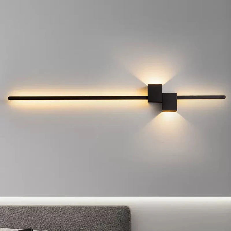 Afralia™ Modern LED Wall Lamp for Home Bedroom Living Room Hotel Sconce