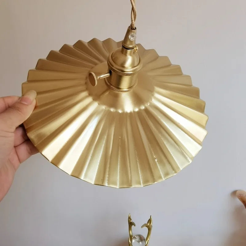 Afralia™ Copper LED Pendant Light, Modern Decor for Bedroom & Living Room