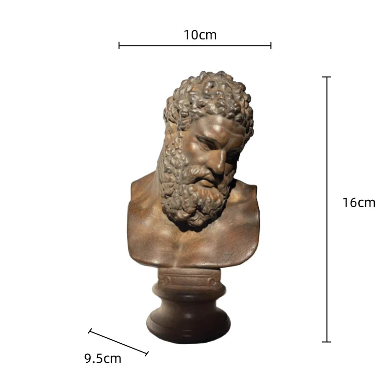 Afralia™ Art Sculpture Hercules Abstract Character Figurine Home Decor Ornament