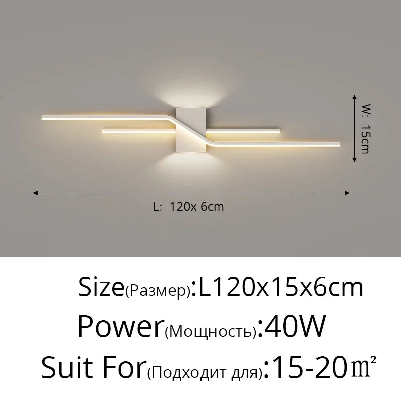 Afralia™ Modern Sofa Background Wall Lamps, Minimalist Bedroom Bedside Lights, Creative Line Decor