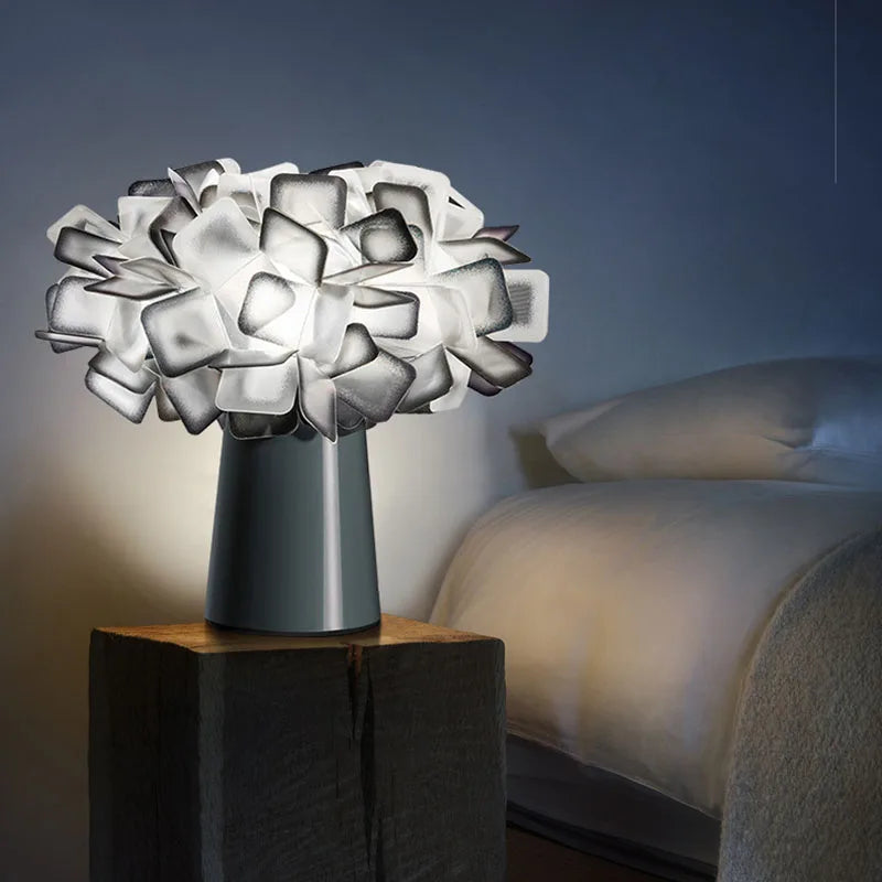 Afralia™ Acrylic Flower LED Table Lamp for Bedroom and Living Room Lighting