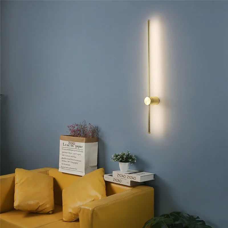 Afralia™ Nordic LED Wall Lamps: Modern, Simple, Long Hanging Lights for Living Room, Bedroom