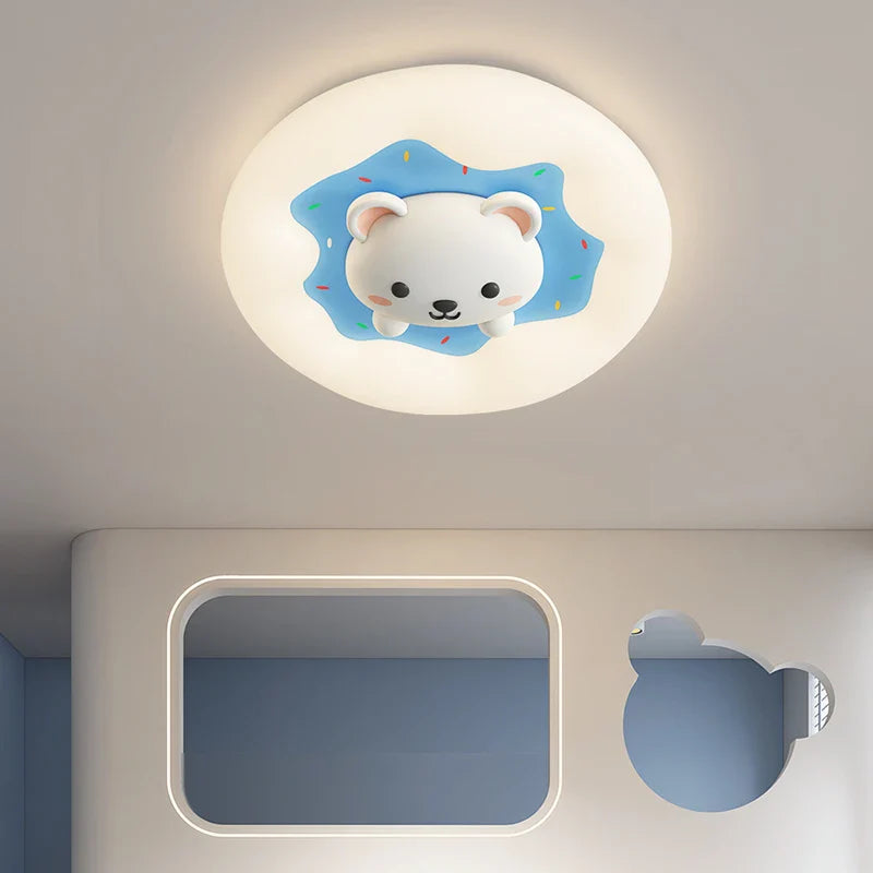 Afralia™ Kids Room Chandelier Remote Dimable Ceiling Lights