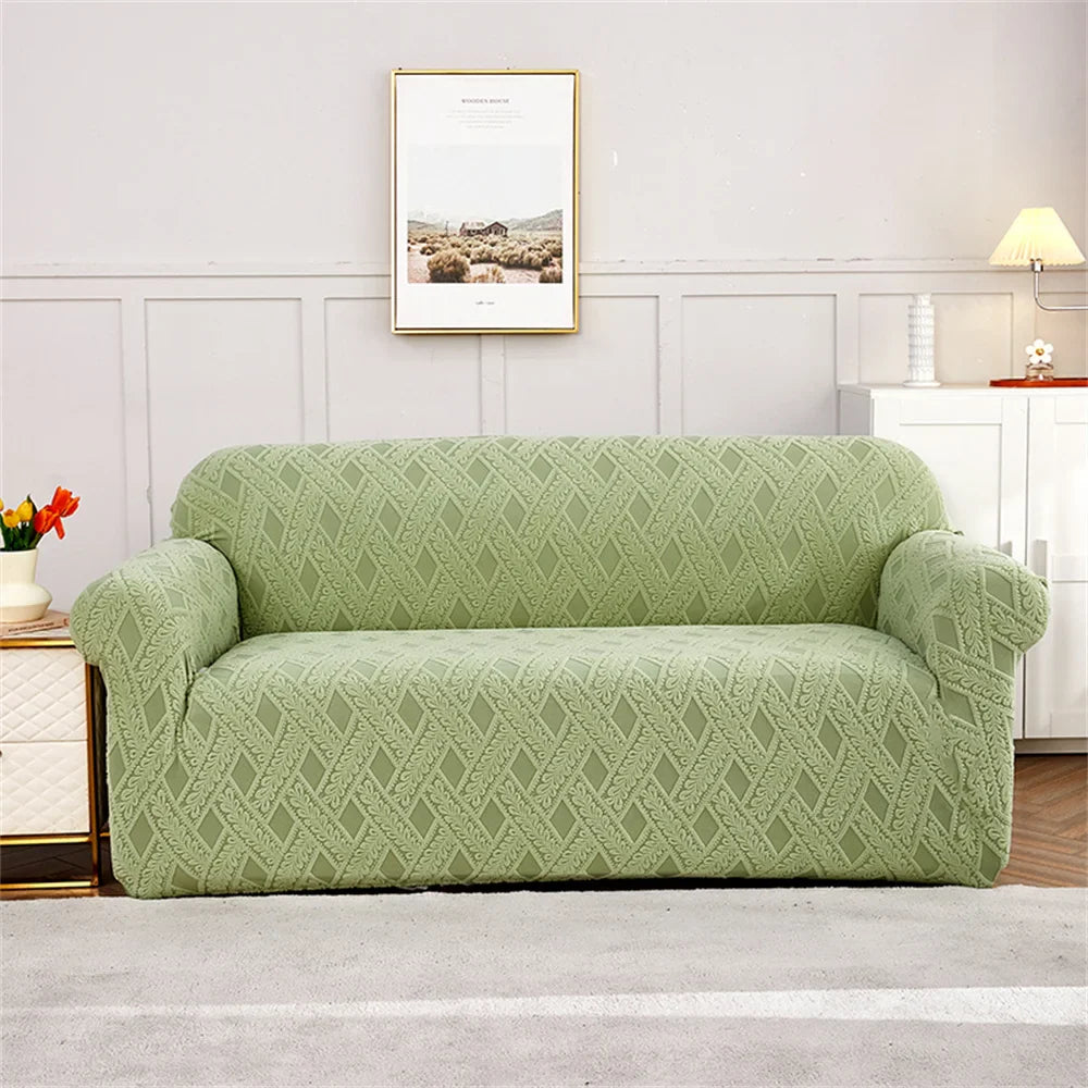 Afralia™ Thick Velvet Sofa Cover: 1/2/3/4 Seats Stretch Slipcover Protector