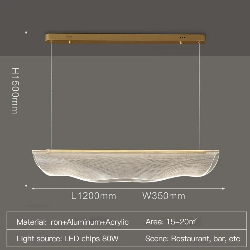 Afralia™ Nordic Acrylic LED Ceiling Chandelier for Modern Indoor Lighting