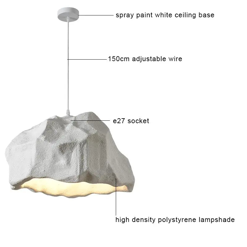 Afralia™ Wabi Sabi Retro LED Pendant Lights: Simple, Nordic Design for Living Room, Restaurant, Bar