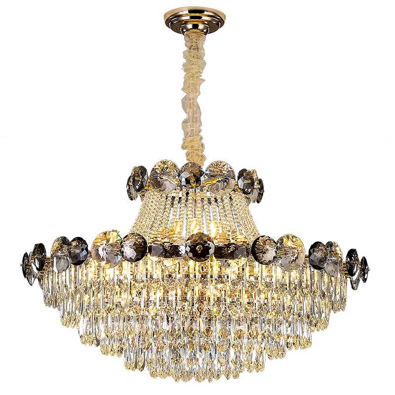 Afralia™ Crystal Light Luxury Chandelier for Living Room Dining Bedroom