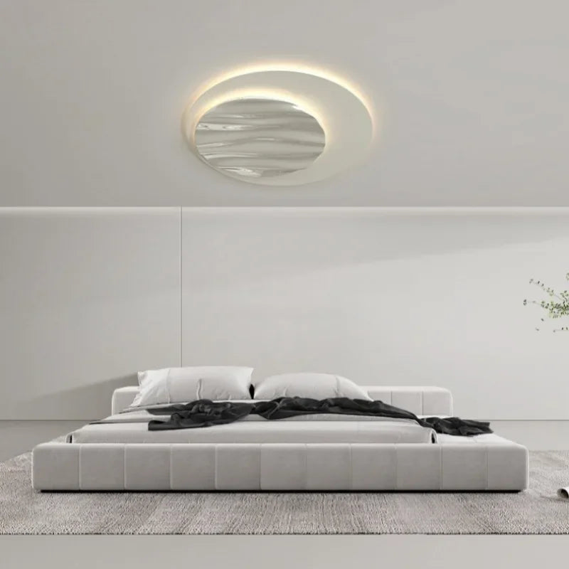 Afralia™ LED Chandelier Ceiling Light Modern Minimalist Design for Bedroom Dining Living Room