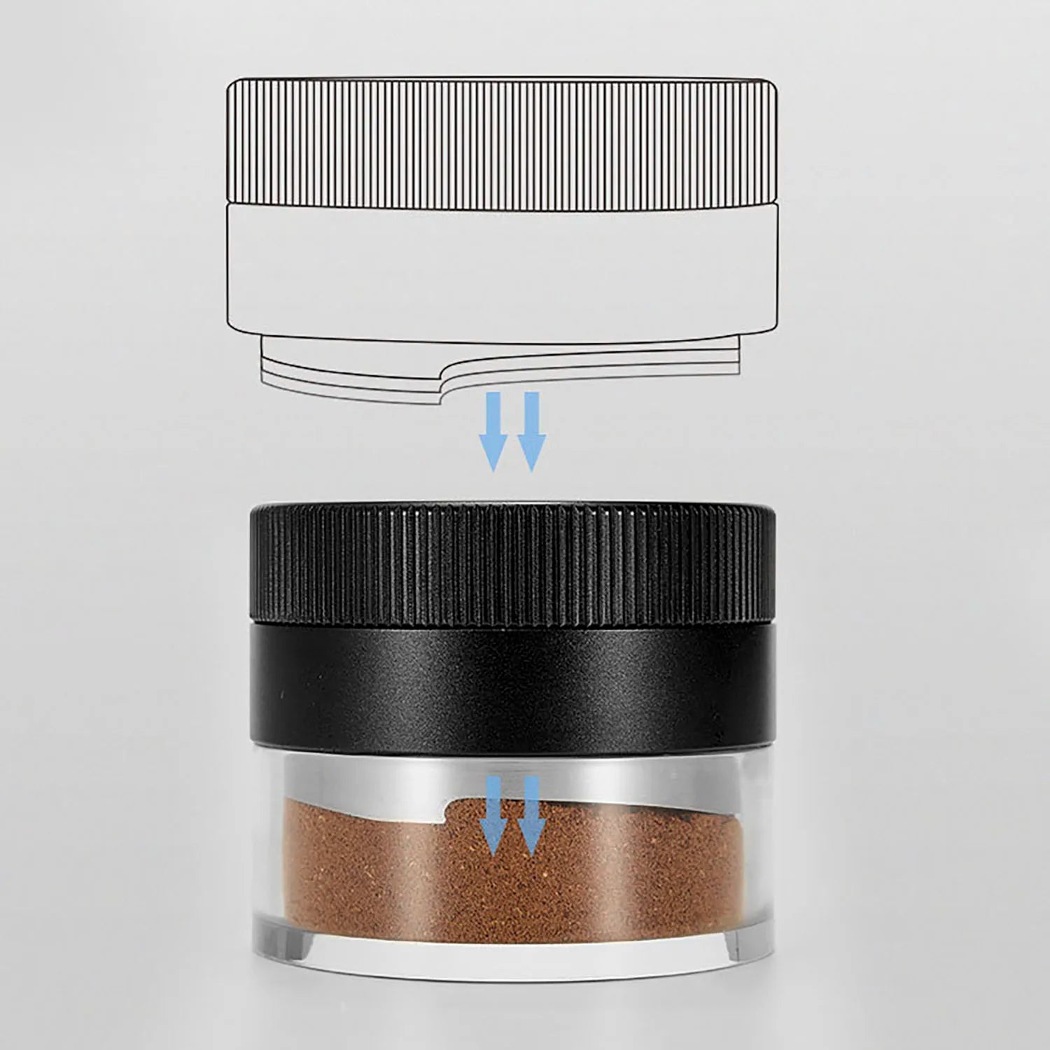 Afralia™ Espresso Tamper: Automatic Gravity Powder Tamping Tool for Barista, Coffee Maker