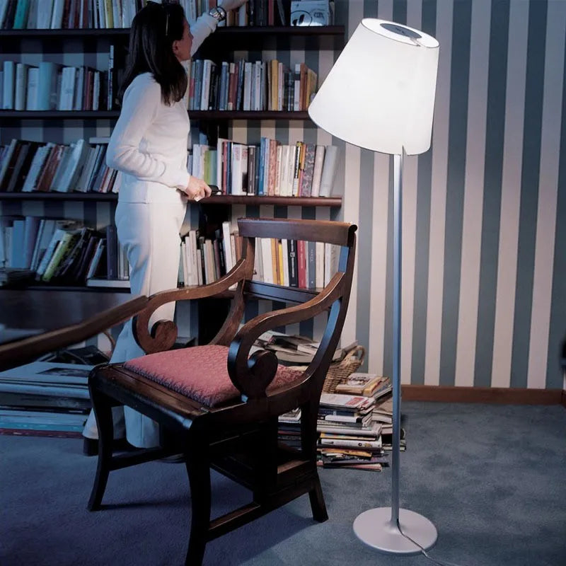 Afralia™ Melampo Adjustable Floor Lamp Chrome Light for Bedroom Living Room