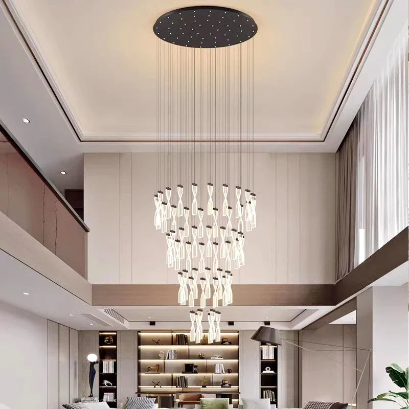 Afralia™ Modern Indoor Pendant Light Chandeliers for Living Room Dining Room Lighting