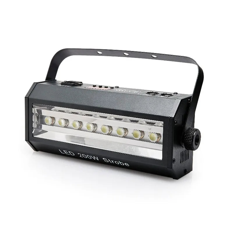 Afralia™ 200W LED Strobe Light: Party Disco DJ Bar Flash Show Lighting