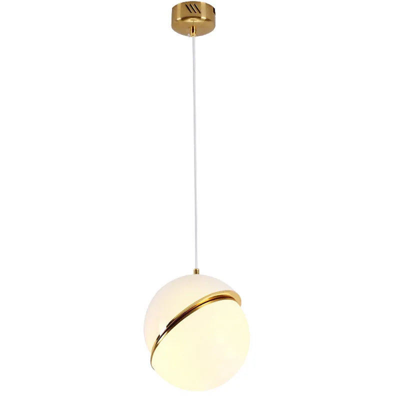 Afralia™ Gold Lustre LED Pendant Lights for Living/Dining Room, Bedroom & Shop
