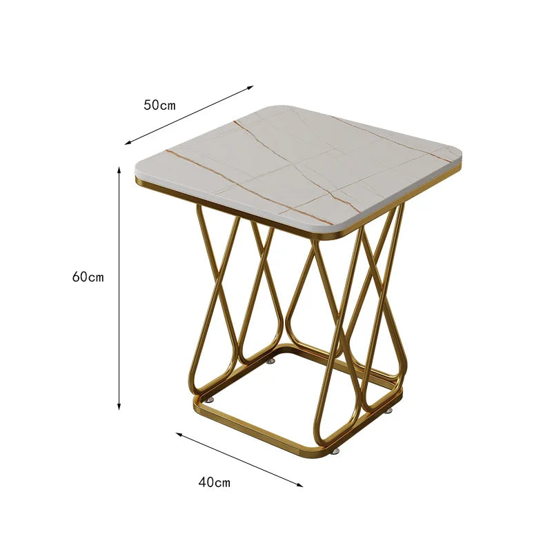 Afralia™ Modern Nordic Marble Coffee Table Luxury Living Room Furniture