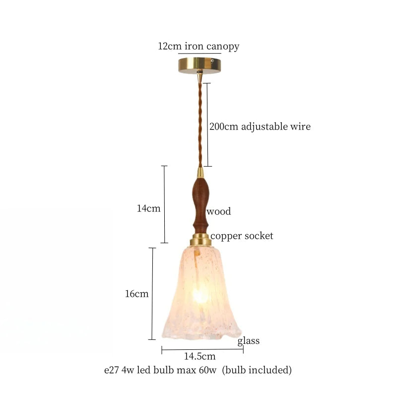 Afralia™ Green Wave Glass Pendant Lamp: Modern Minimalism for Living Room, Bedroom, Cafe