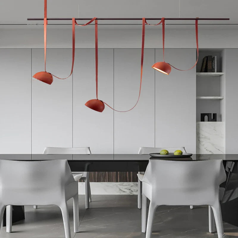 Afralia™ Leather Pendant Light: Modern Nordic DIY Chandelier for Home and Office Decor