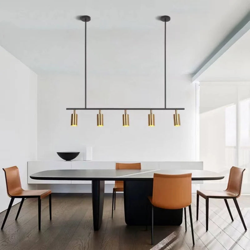 Afralia™ Modern LED Pendant Lights for Kitchen Island Dining Room Chandelier Spotlight Table Lampara