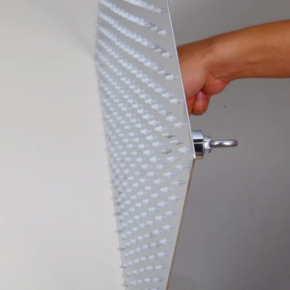 Afralia™ 20" Chrome Brass Square Rain Shower Head - Wall Mounted Bathroom Shower Head