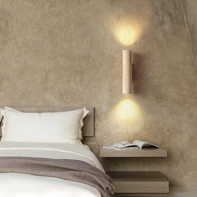 Afralia™ Wood Canopy LED Wall Lights Bedroom Bedside Lamp Sconce Nordic Modern