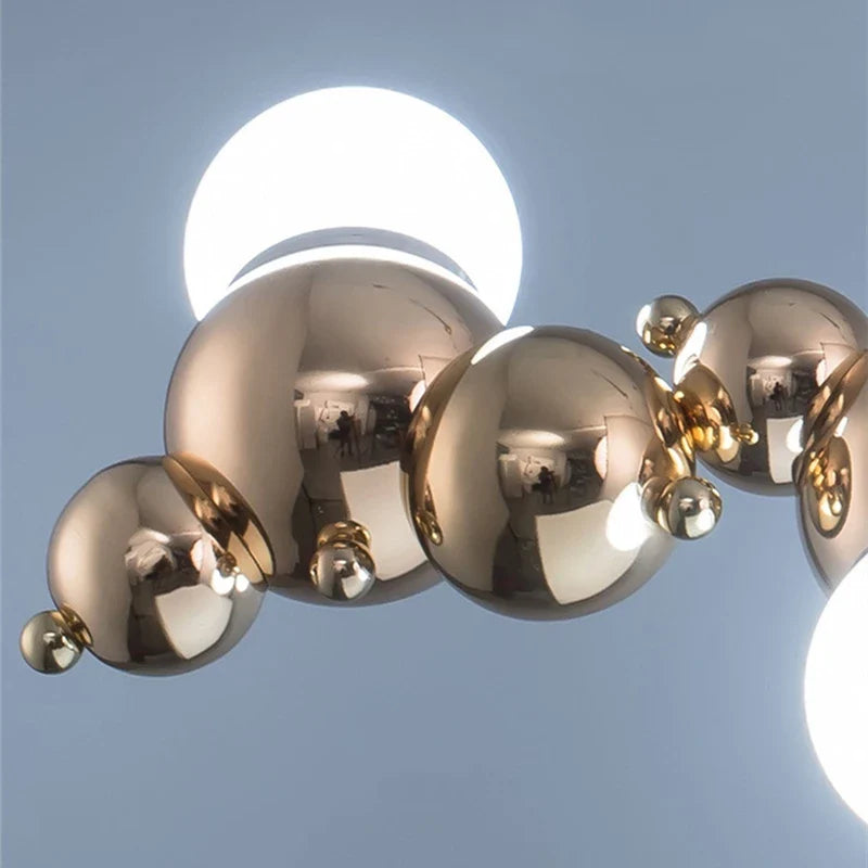 Afralia™ LED Caterpillar Chandelier: Stylish Long Pendant Lamp for Living Room, Restaurant, Hotel