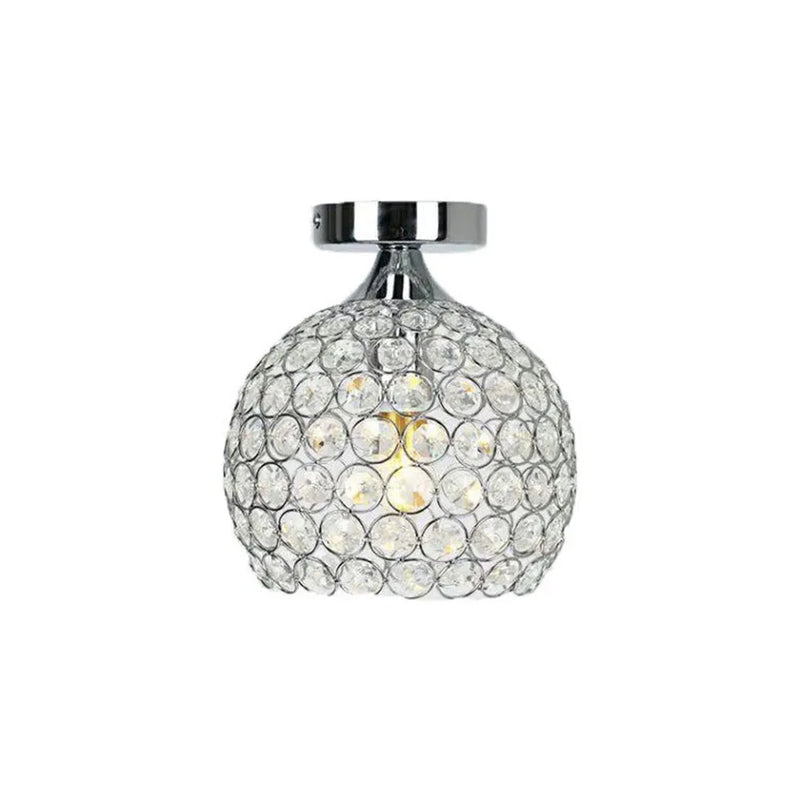 Afralia™ Crystal Diamond Ceiling Light for Home Decoration Fixture