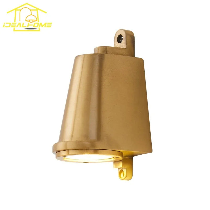 Afralia™ Vintage LED Wall Lamp Horseshoe Design, Waterproof, E27 for Bedroom, Cafe