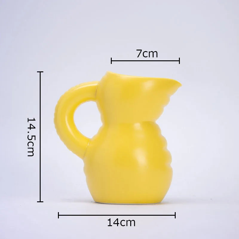 Afralia™ Multicolour Ceramic Vase for Modern Room Decor