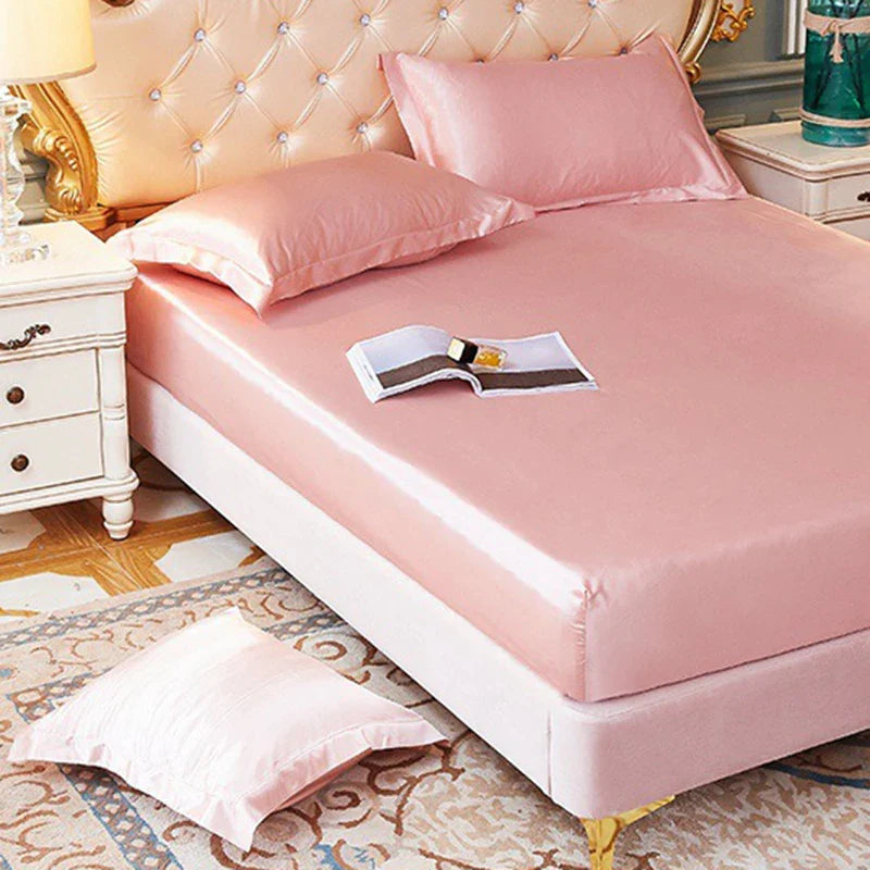 Afralia™ Satin Silk Pillowcase: Smooth & Skin-Friendly Solid Color Cover