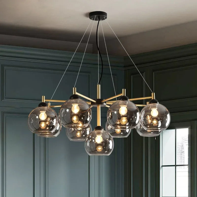 Afralia™ Nordic Pendant Chandelier for Dining Room Ceiling Lighting