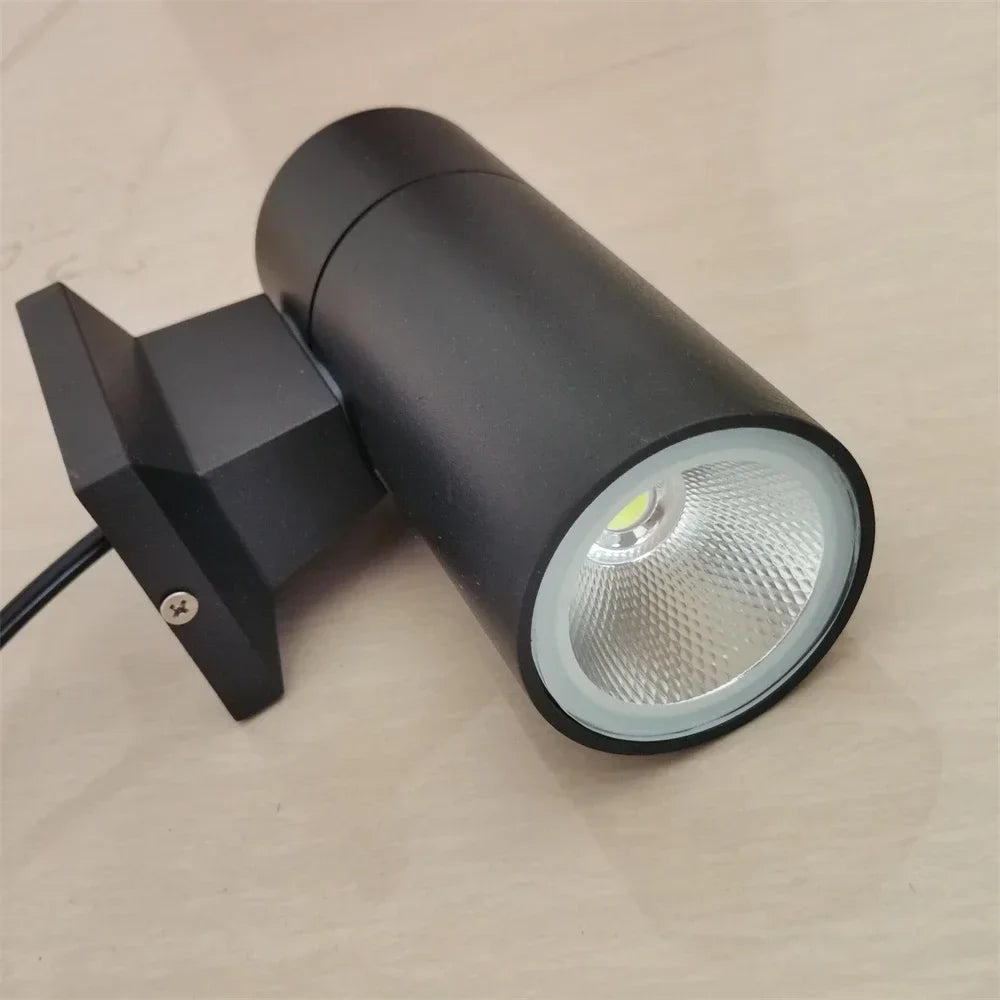 Afralia™ Waterproof Aluminum Wall Light with Toughened Glass for Outdoor Home Decor