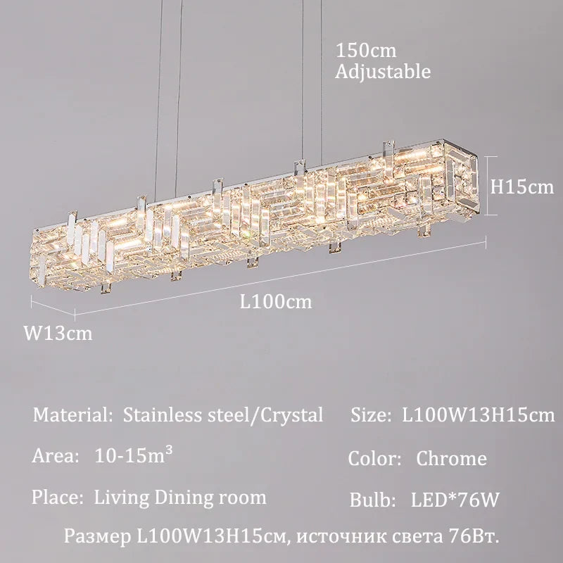 Afralia™ Crystal Chandelier Silver Modern Ceiling Light for Living Room Luxe Lamp